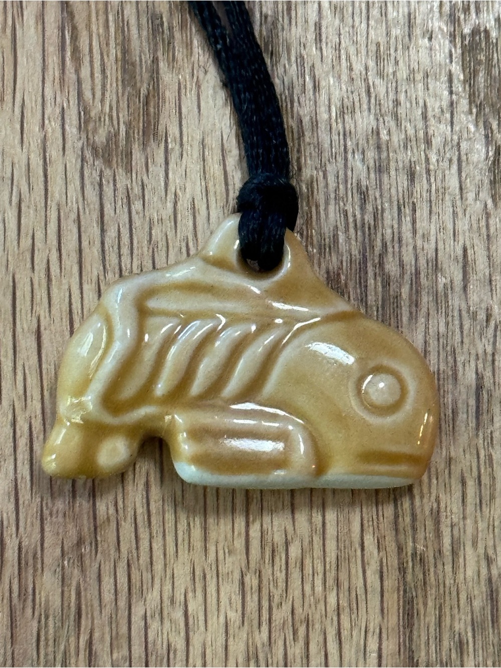 Vintage 1995 Free Willy 2 Mystical Whale Ceramic Pendant